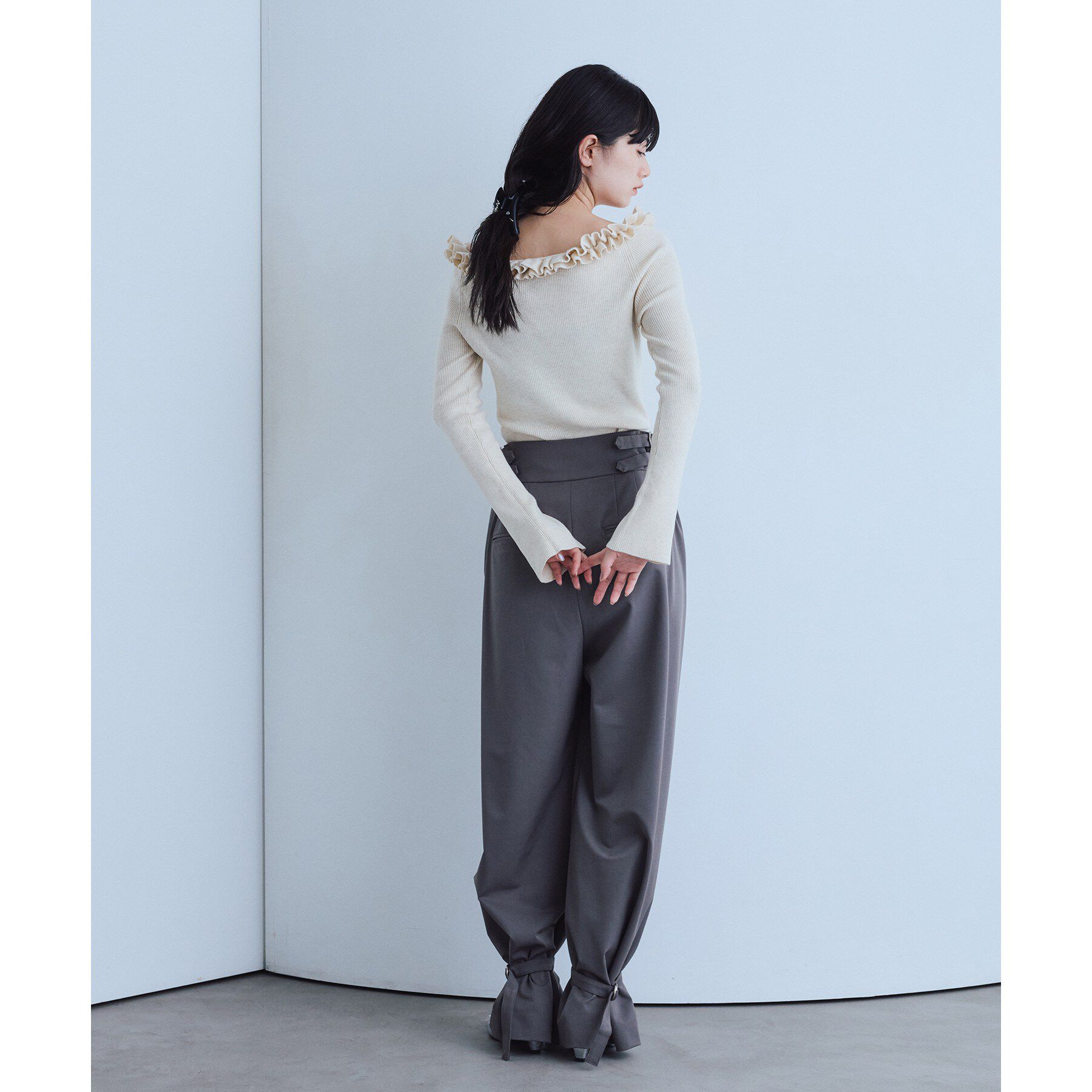 CODE A「frill frame knit」|ニット・セーター|