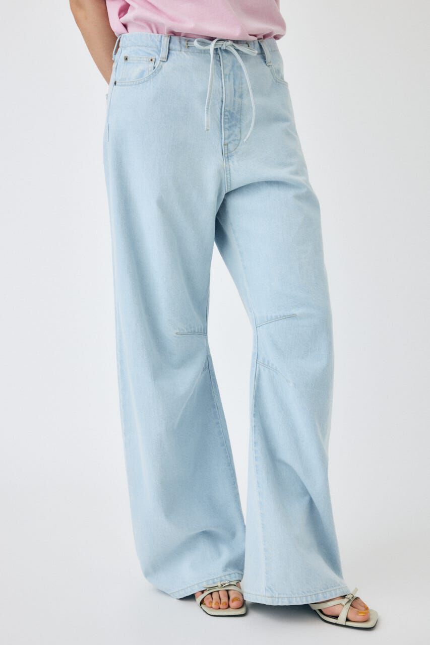 MOUSSY「EASY WAIST LIGHT ストレートデニム」|デニム|