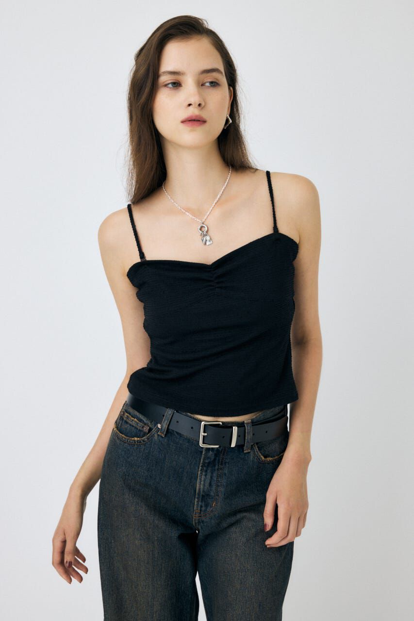 MOUSSY「BOUCLE TWEED キャミ」|キャミソール|