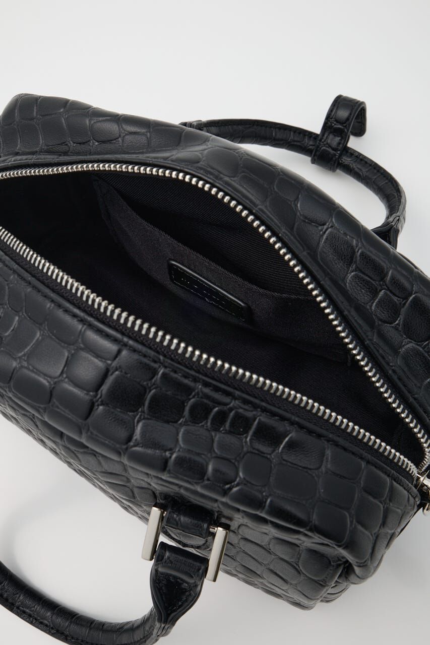 MOUSSY「F/CROCO MINI ボストン バッグ」|その他|