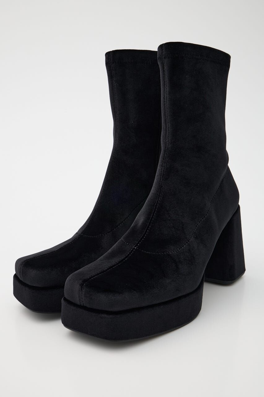 MOUSSY「STRETCH BLOCK HEEL ブーツ」|その他|