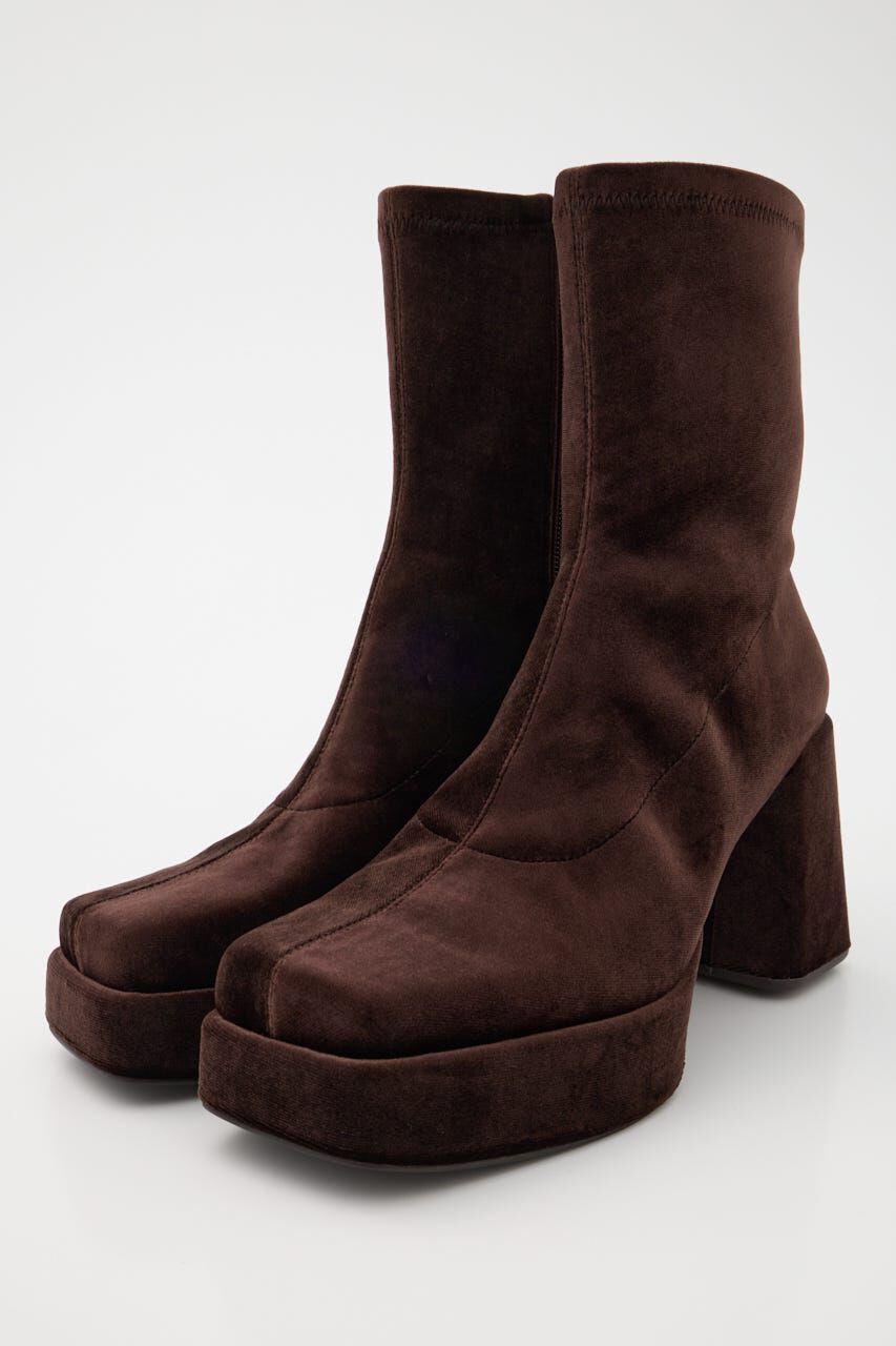 MOUSSY「STRETCH BLOCK HEEL ブーツ」|その他|