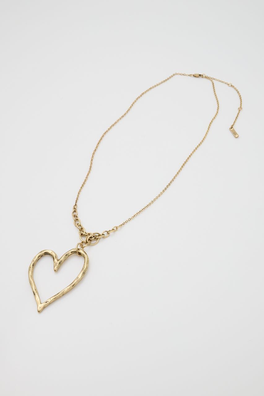 MOUSSY「HEART ネックレス」|ネックレス|