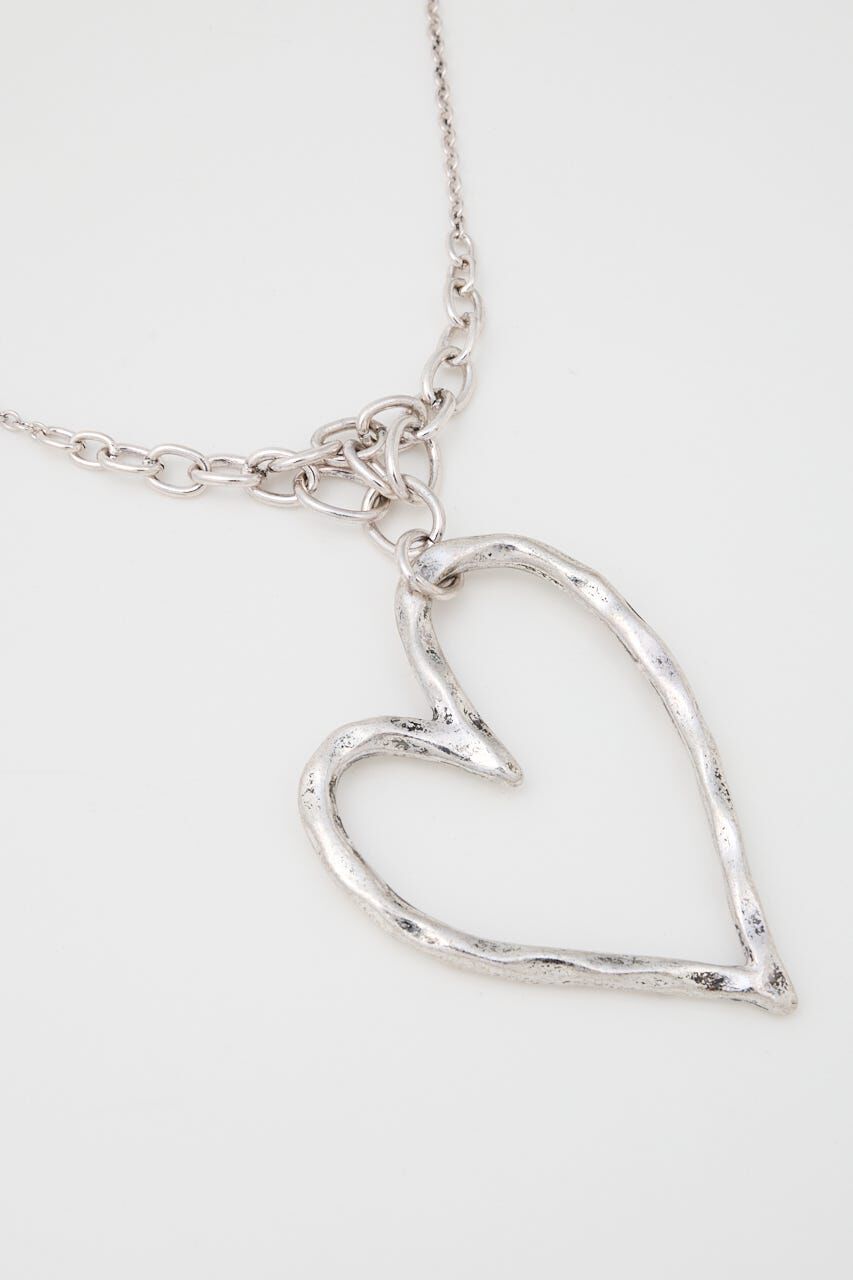 MOUSSY「HEART ネックレス」|ネックレス|