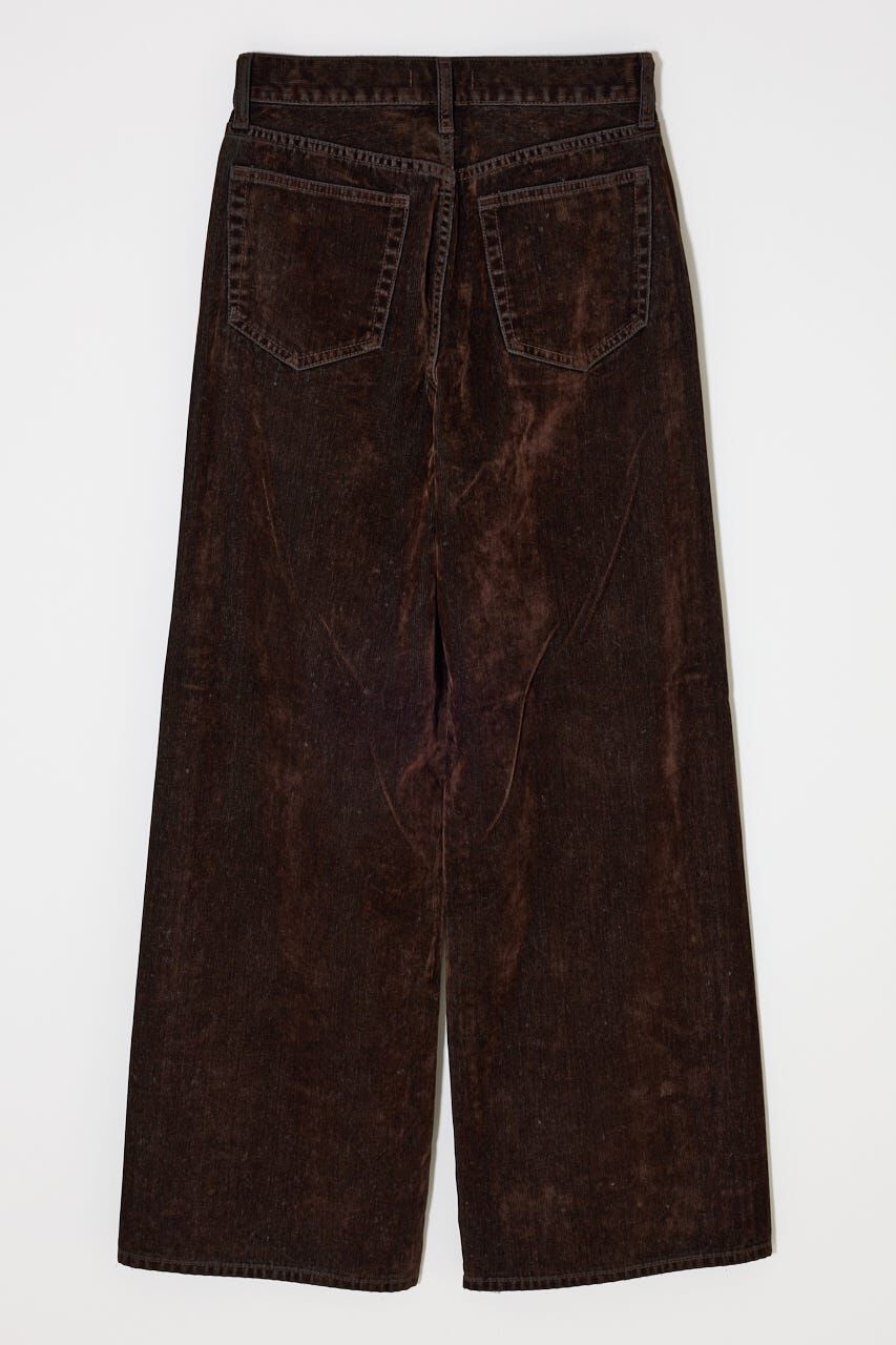 MOUSSY「MIDRISE CORDUROY バギー」|デニム|