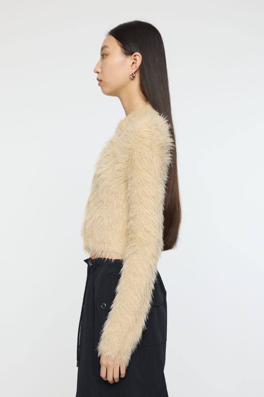 MOUSSY「FEATHER LIKE KNIT シャツ」|ニット・セーター|