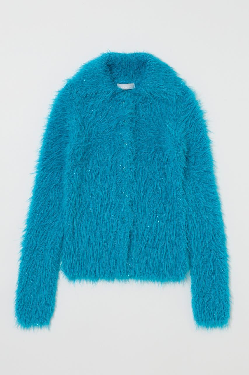 MOUSSY「FEATHER LIKE KNIT シャツ」|ニット・セーター|