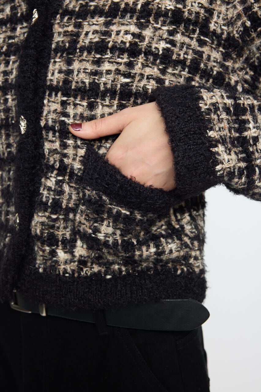 MOUSSY「COMPACT KNIT TWEED ジャケット」|その他|