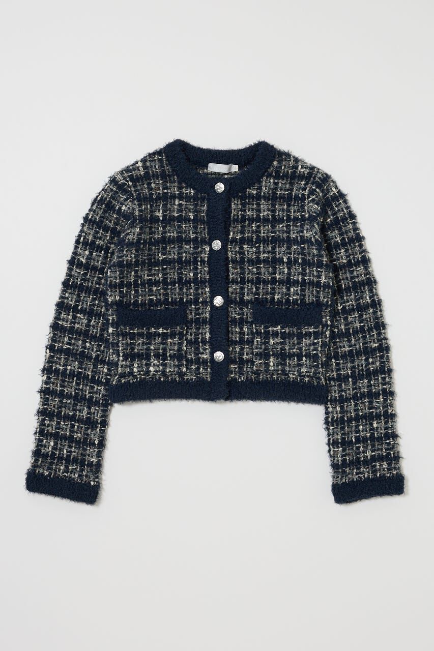 MOUSSY「COMPACT KNIT TWEED ジャケット」|その他|
