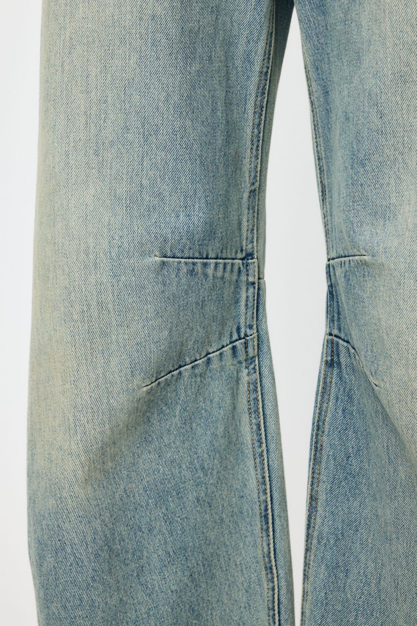 MOUSSY「HORSESHOE バギー」|デニム|