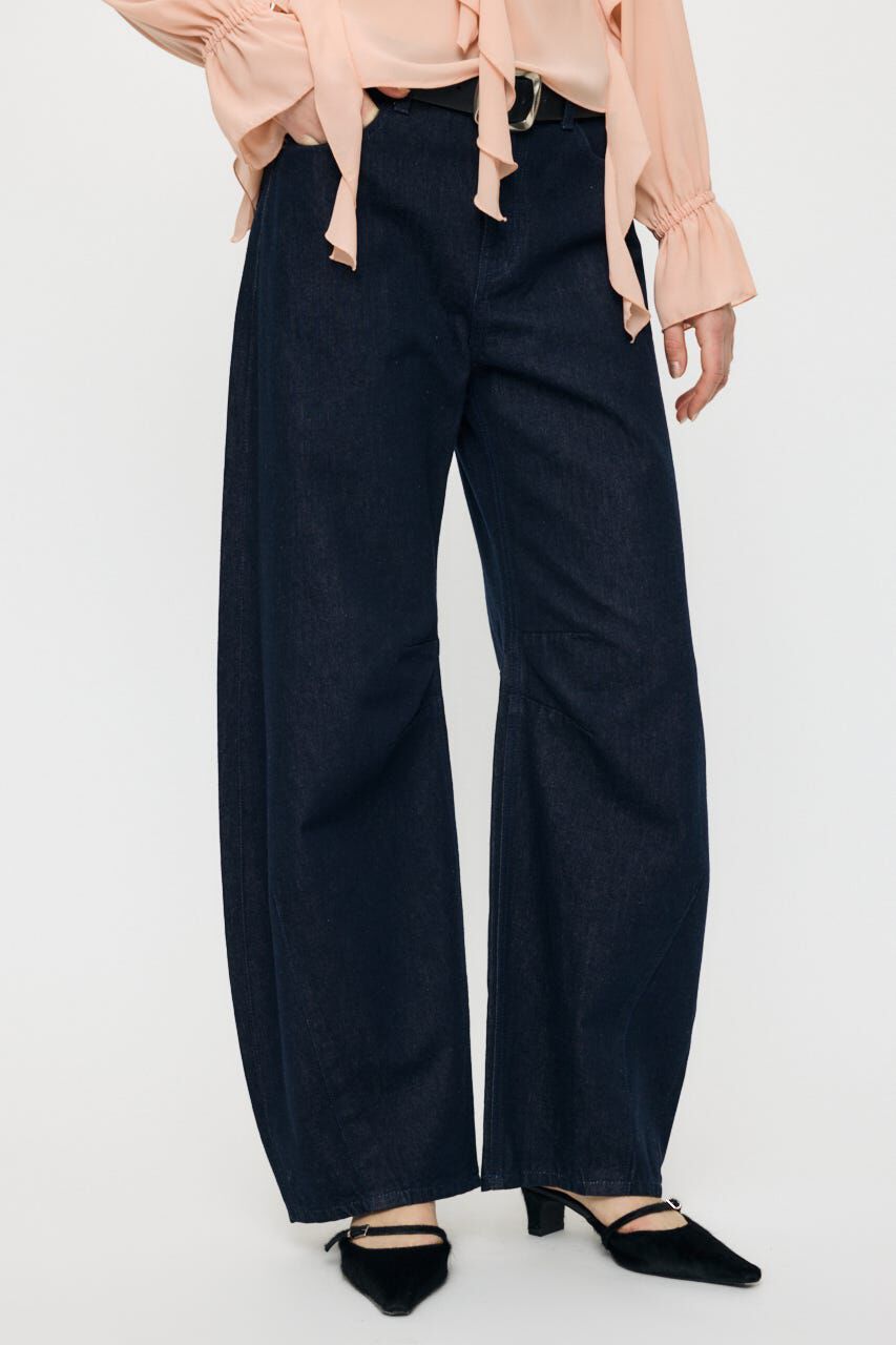MOUSSY「HORSESHOE バギー」|デニム|One Wash1
