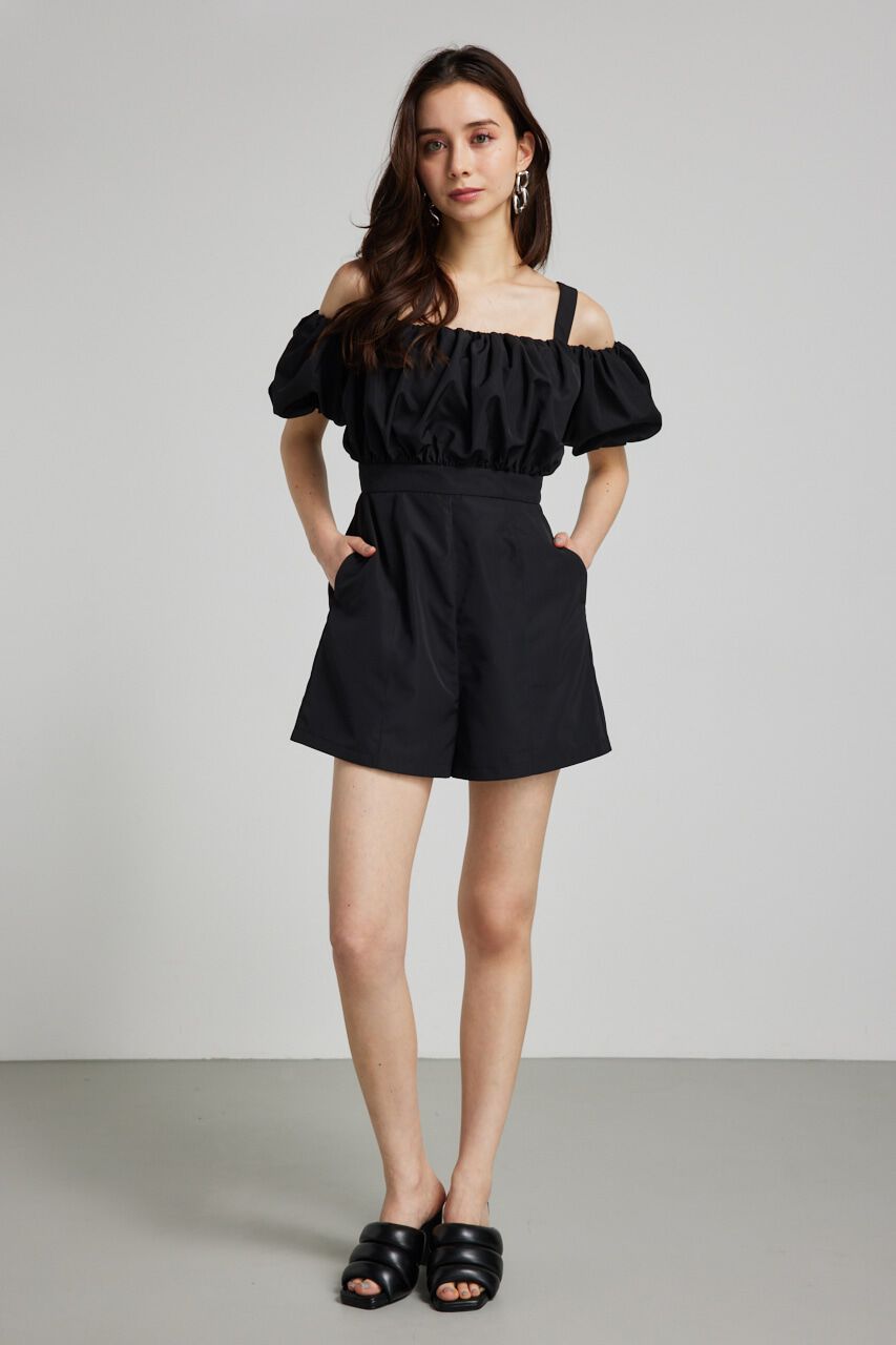 rienda「バルーンデザインミニロンパース」|その他|BLK