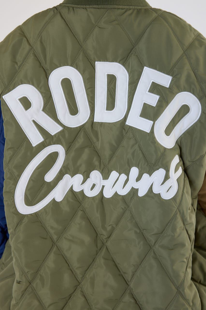 RODEO CROWNS「キルティングフードブルゾン」|ブルゾン・スタジャン|