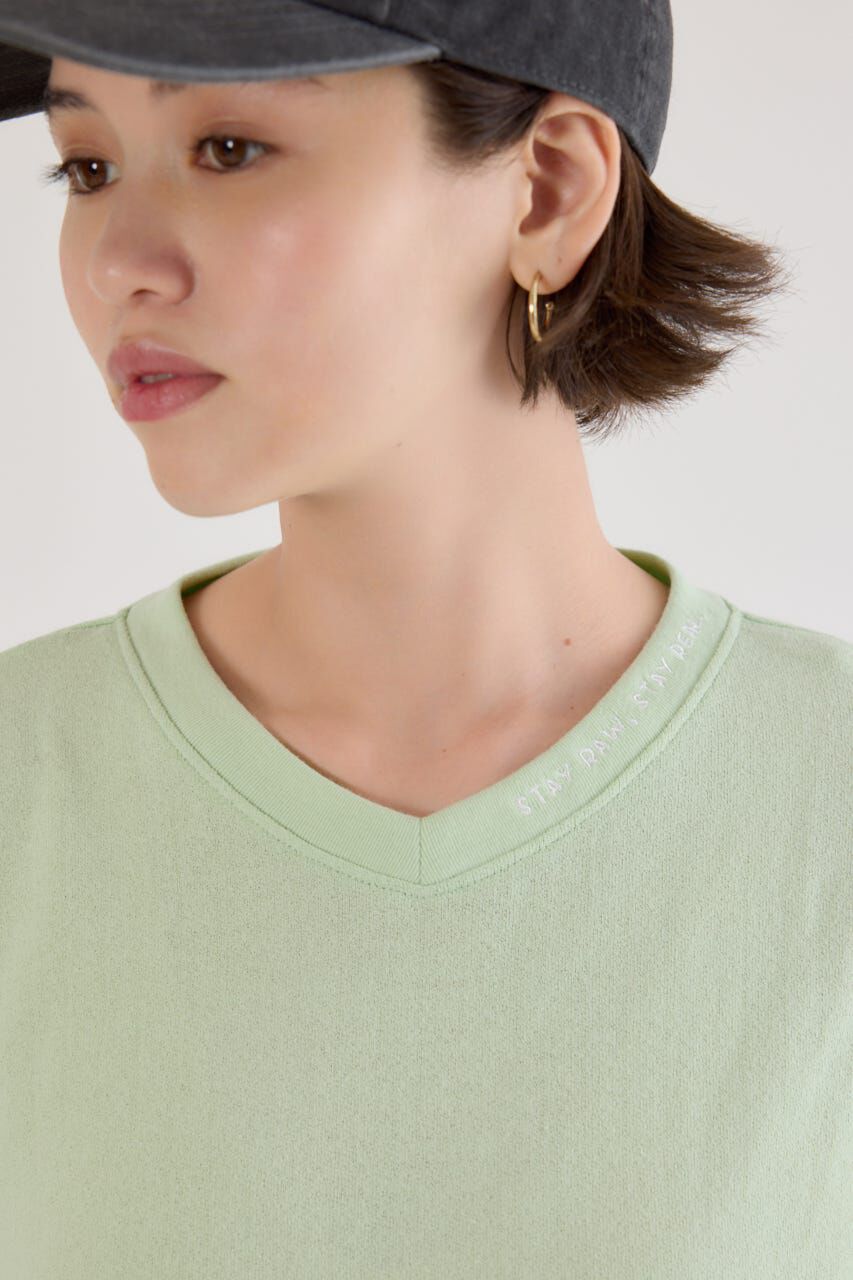 RODEO CROWNS「梨地VネックロングスリーブTシャツ」|Tシャツ・カットソー|