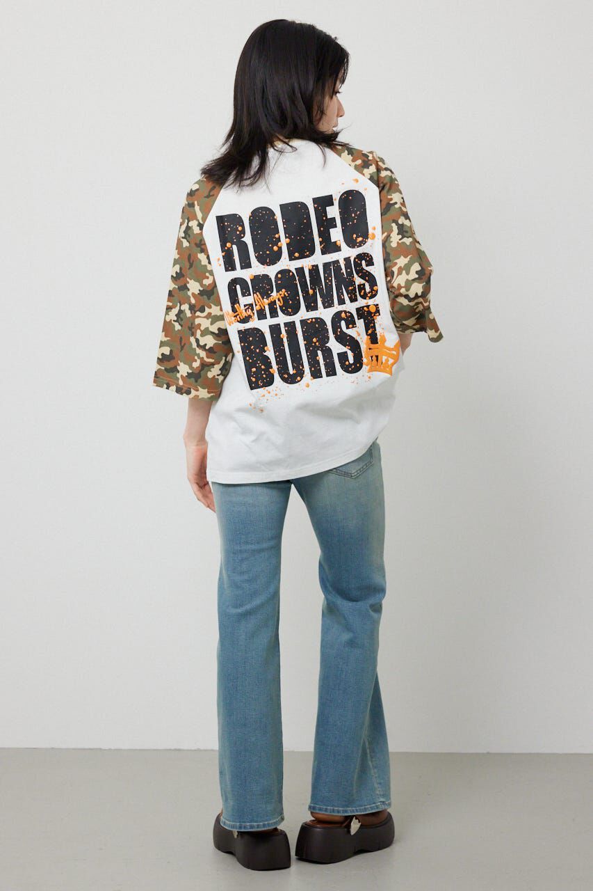 RODEO CROWNS「Ink Logo ラグランTシャツ」|Tシャツ・カットソー|