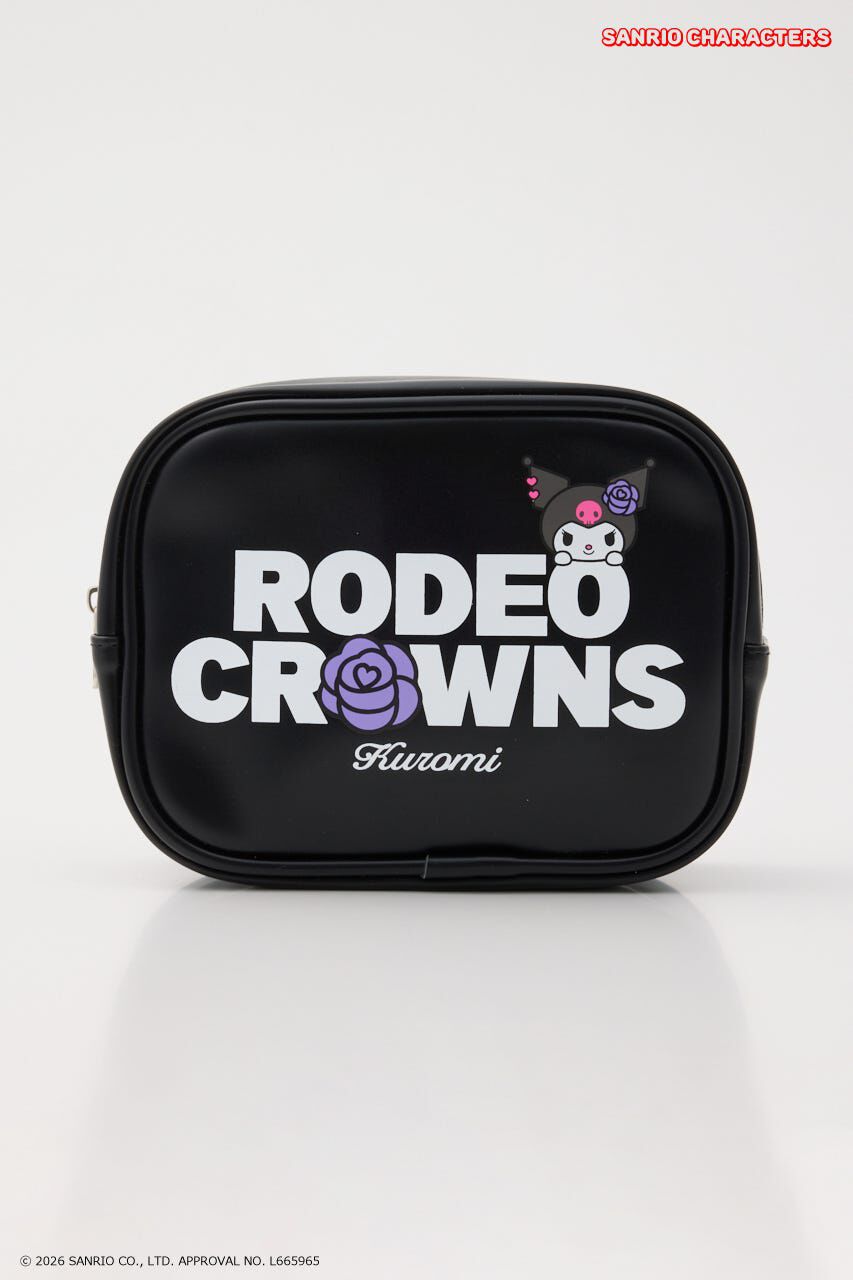 RODEO CROWNS「(サンリオキャラクターズ)ボックスポーチ」|ポーチ|BLK