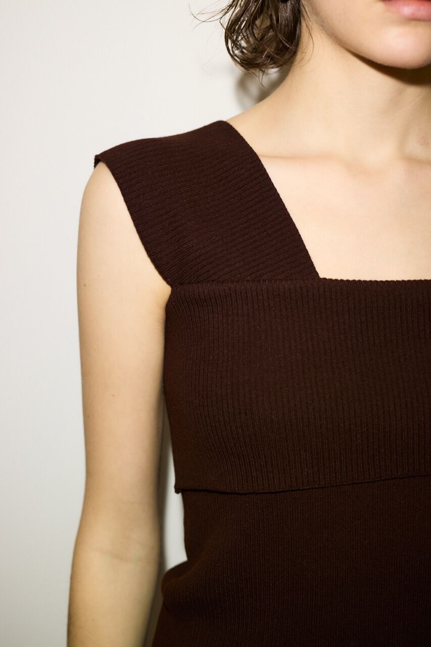 SLY「ASYMMETRY RIB トップス」|タンクトップ|