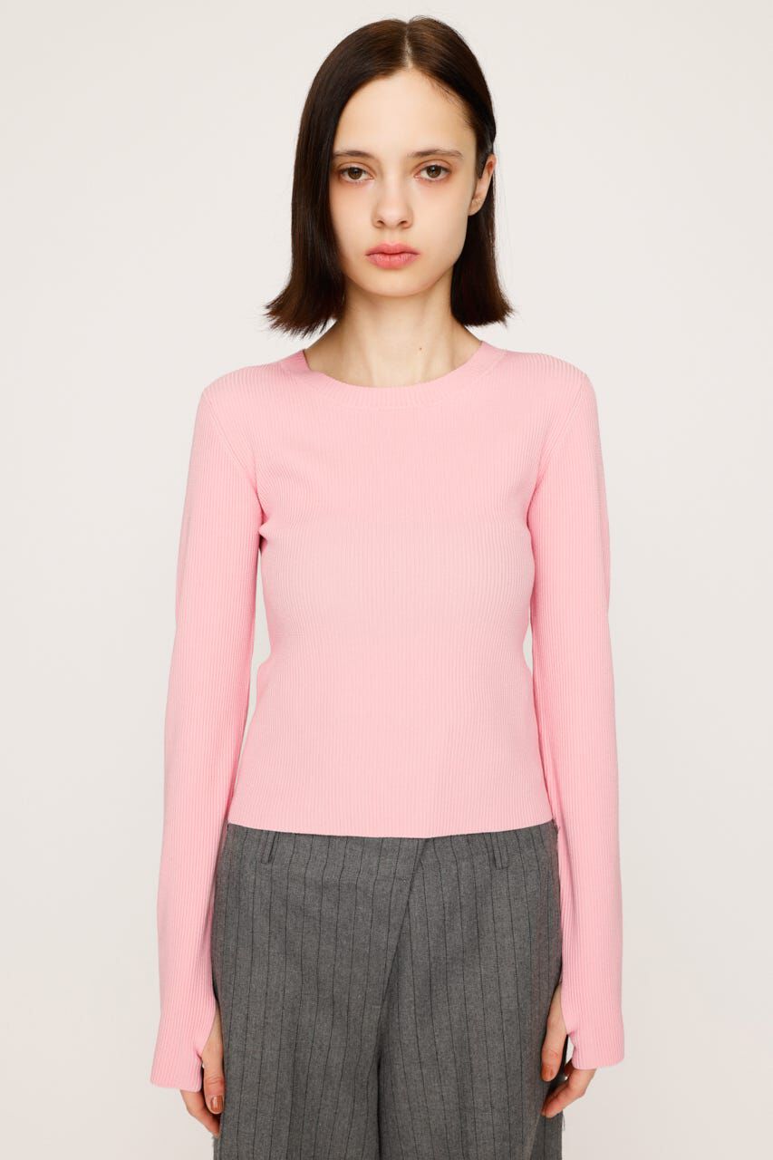 SLY「BASIC HG RIB トップス」|ニット・セーター|