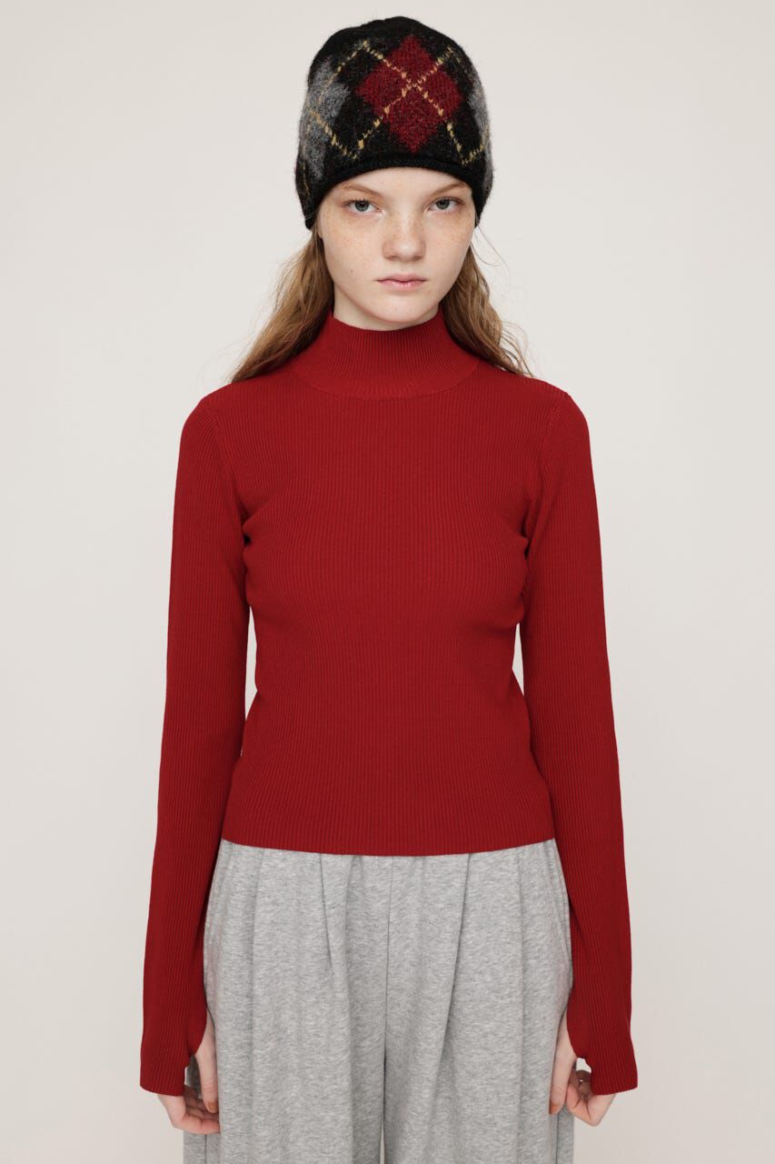 SLY「BASIC HG RIB H／N トップス」|ニット・セーター|