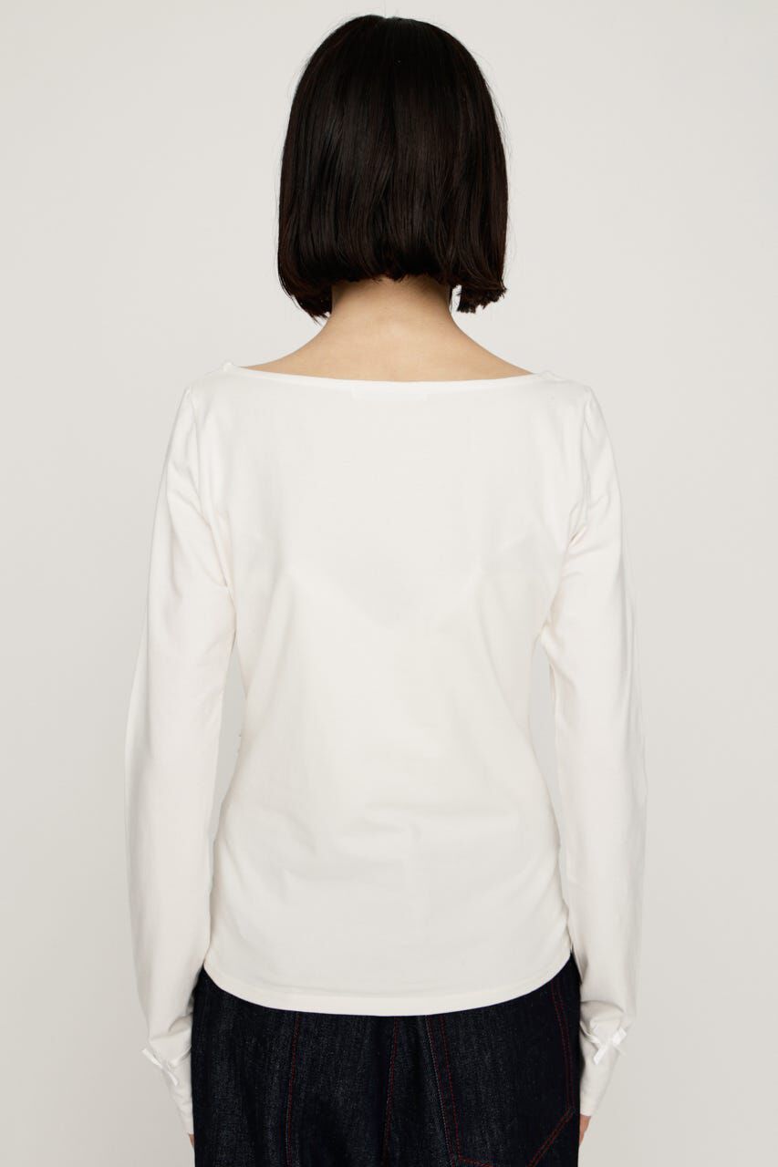 SLY「SWITCHING CUT トップス」|Tシャツ・カットソー|