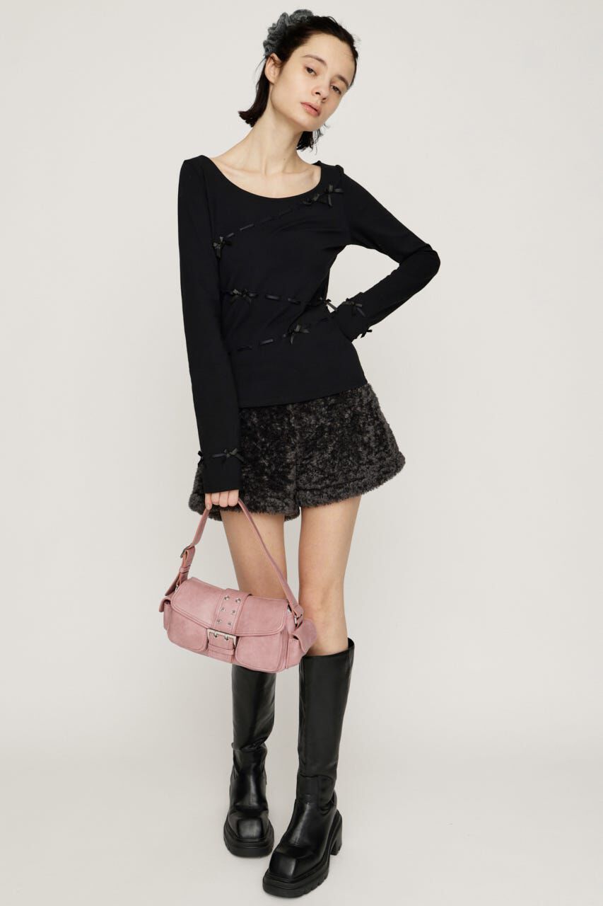 SLY「SWITCHING CUT トップス」|Tシャツ・カットソー|