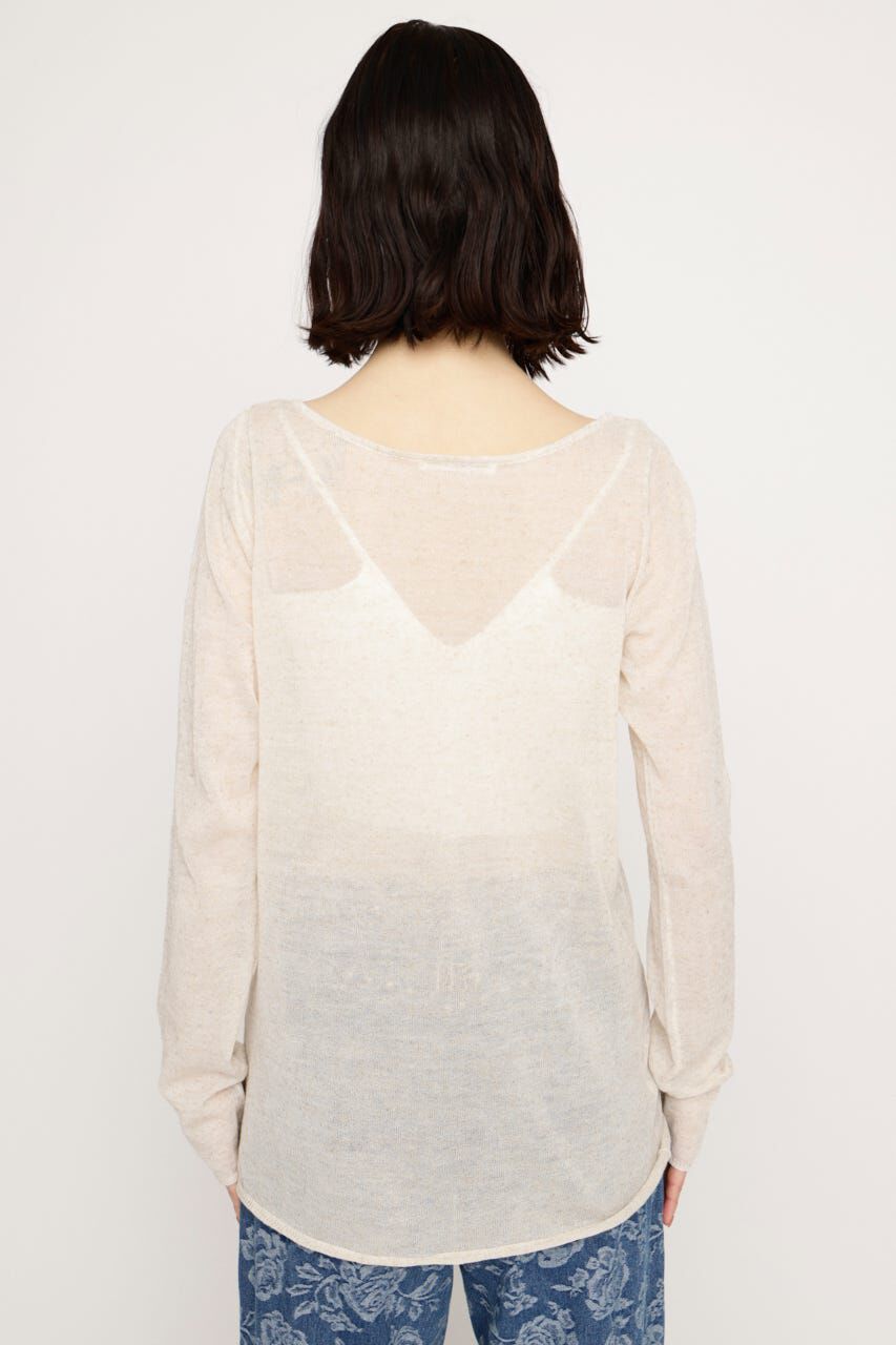 SLY「SHEER KNIT トップス」|ニット・セーター|