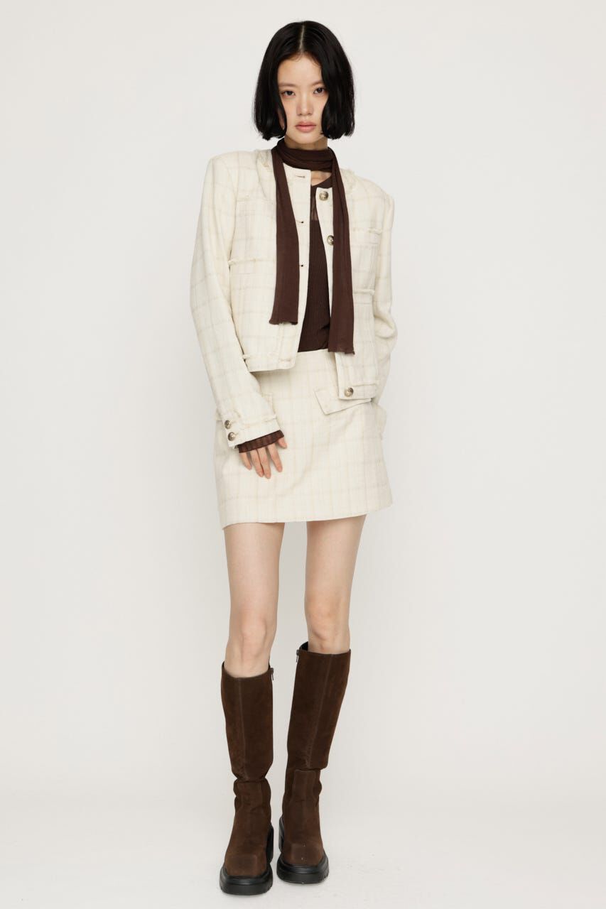 SLY「TWEED スコート」|スカート|