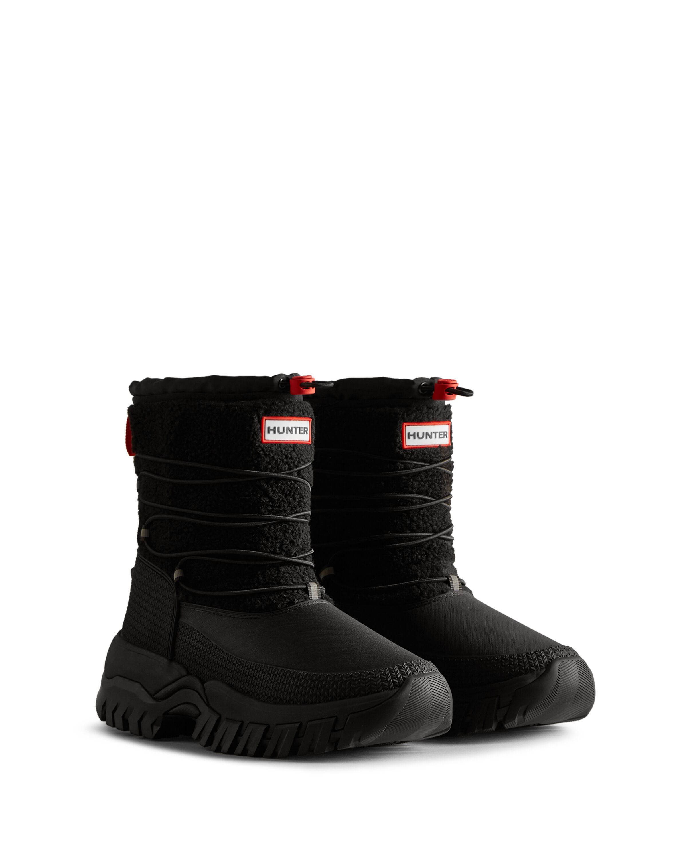 HUNTER「WOMENS WANDERER SHORT SHERPA SNOW BOOT」|ショートブーツ|
