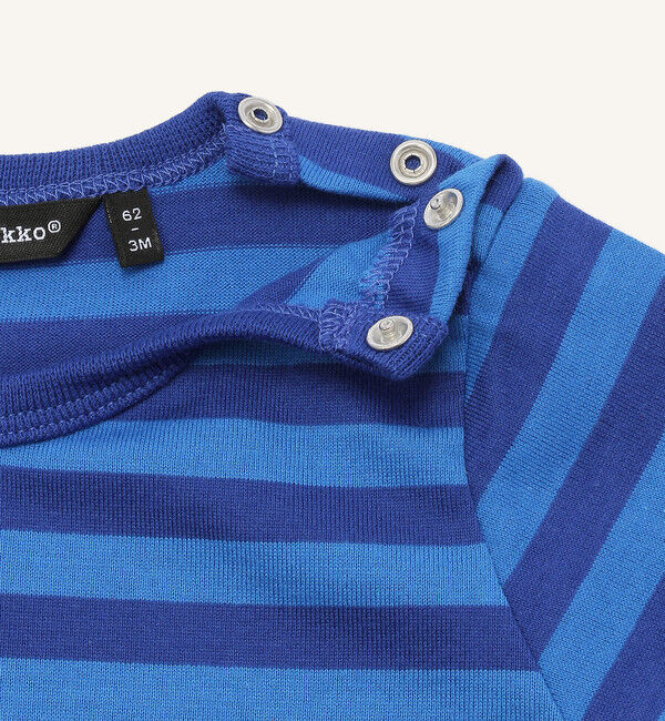 Marimekko「[Kids] Vinde Tasaraita 長袖ロンパース」|ロンパース|