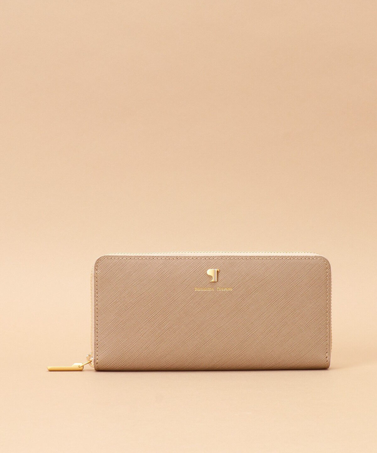 Samantha Thavasa「Pomme d'espoir ポムディスポワール バイカラーラウンドジップ長財布」|財布|ベージュ