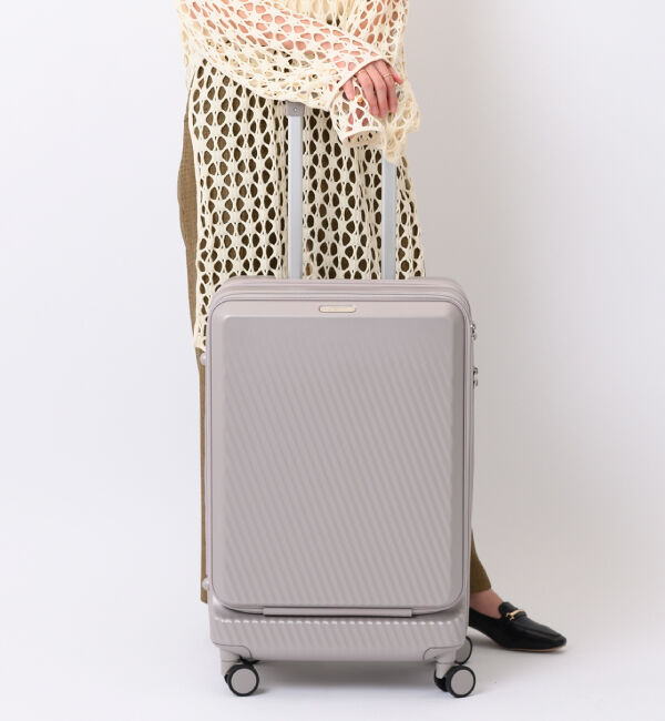 W&.Day/Night「W&.Day/Night ピーロ スーツケース 52/63リットル 05422」|キャリーケース|グレー
