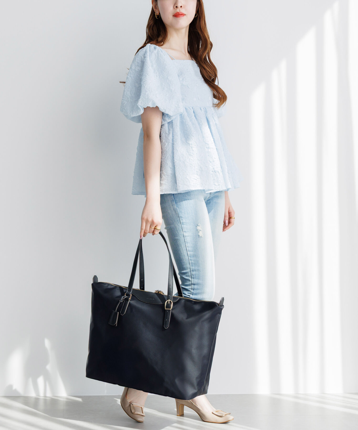 Jewelna Rose「トートバッグ ビジネス Jewelna Rose ラヴィーナ フォールディングトートバッグ B4サイズ 16292」|トートバッグ|
