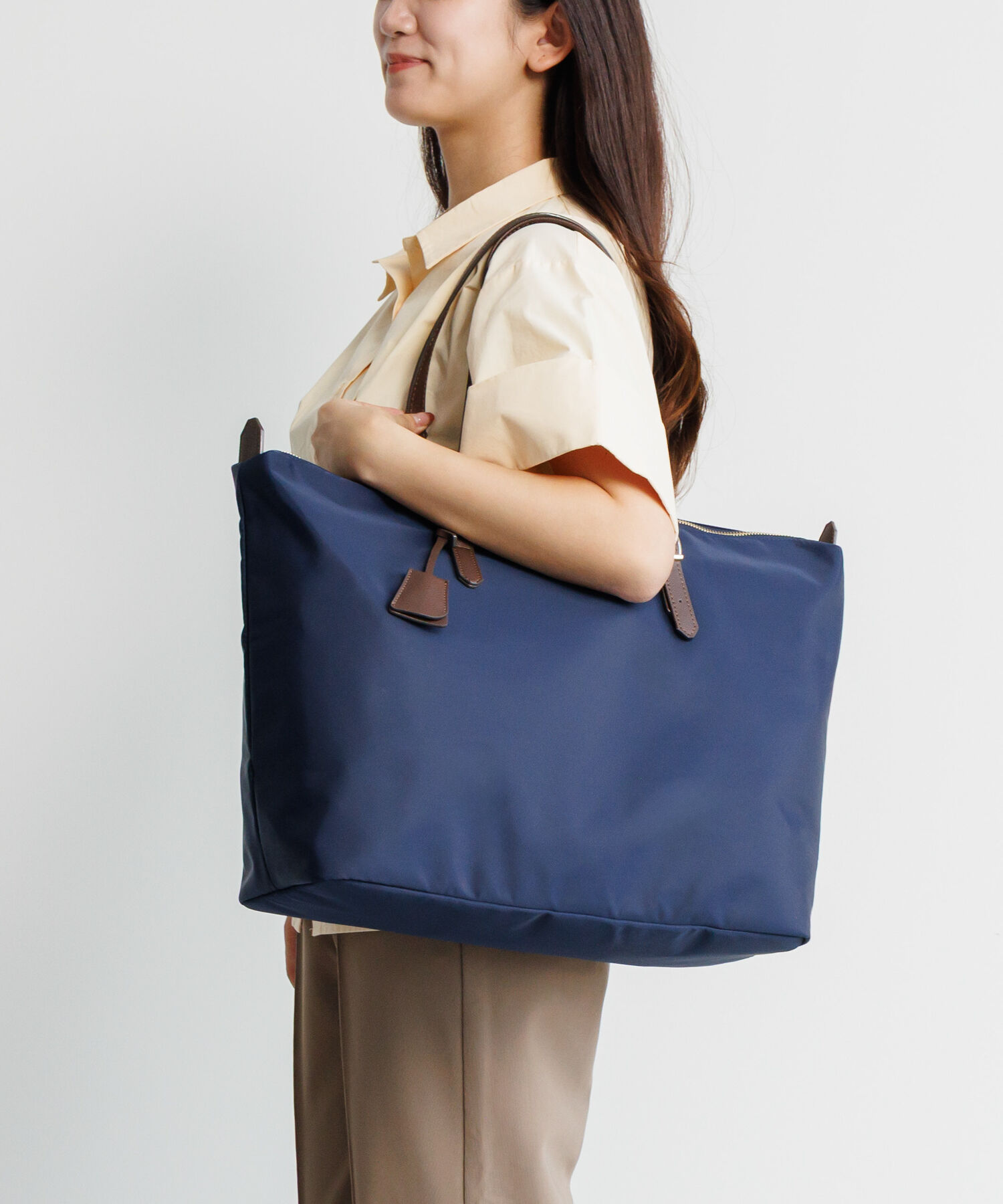 Jewelna Rose「トートバッグ ビジネス Jewelna Rose ラヴィーナ フォールディングトートバッグ B4サイズ 16292」|トートバッグ|ネイビー