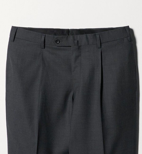 UNITED ARROWS「サージ クリース テーパード １プリーツ スラックス」|スラックス|