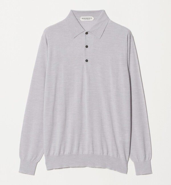 UNITED ARROWS「＜SOVEREIGN＞ ハイゲージ ニット ポロシャツ」|ニット・セーター|