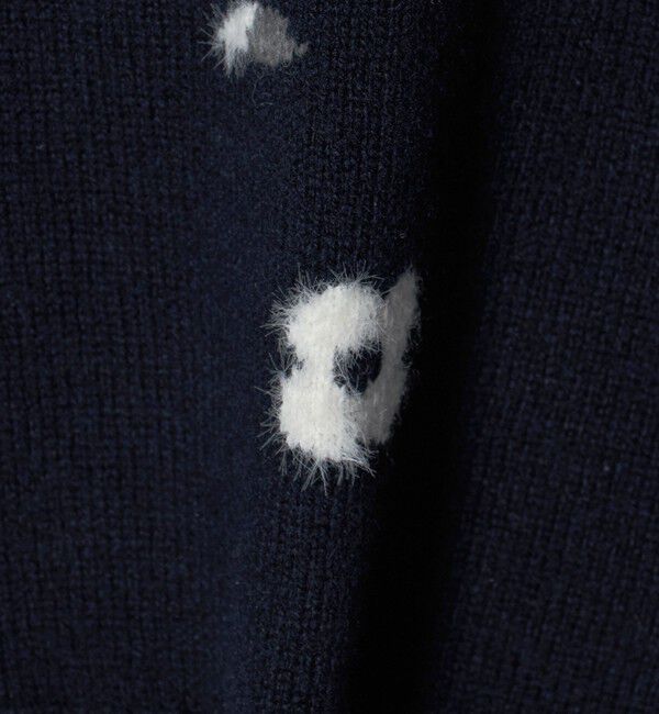 UNITED ARROWS「フラワー ジャガード ニット」|ニット・セーター|