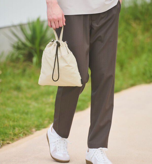 UNITED ARROWS green label relaxing「【別注】＜fellowww＞GLR 巾着 ショルダーバッグ」|ショルダー・メッセンジャー|NATURAL