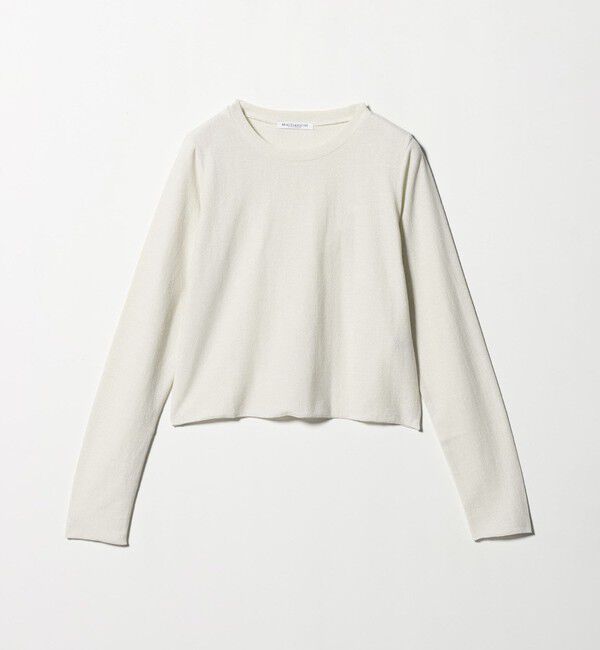 BEAUTY&YOUTH UNITED ARROWS「コットンポリエステル ラメロングスリーブカットソー」|Tシャツ・カットソー|