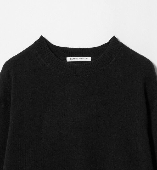 BEAUTY&YOUTH UNITED ARROWS「ウールカシミヤ天竺 クルーネック ニットプルオーバー ウォッシャブル」|ニット・セーター|