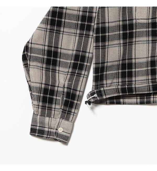 BEAMS「BEAMS|メッシュ ジップシャツ」|シャツ・ブラウス|