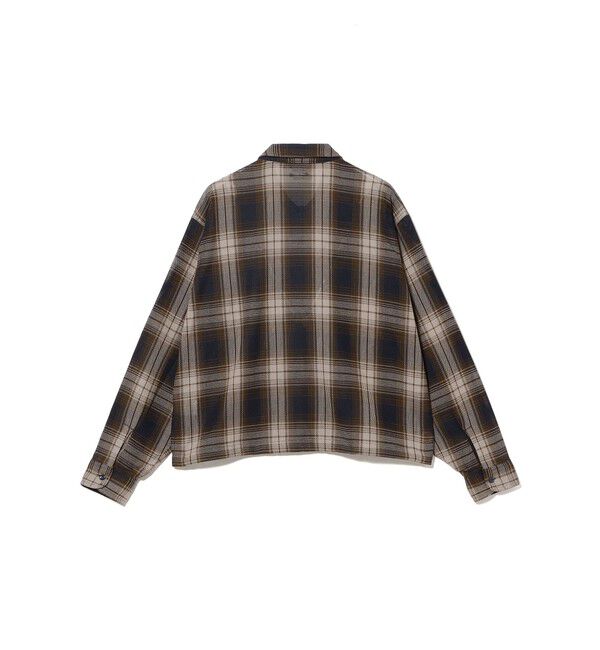 BEAMS「BEAMS|メッシュ ジップシャツ」|シャツ・ブラウス|