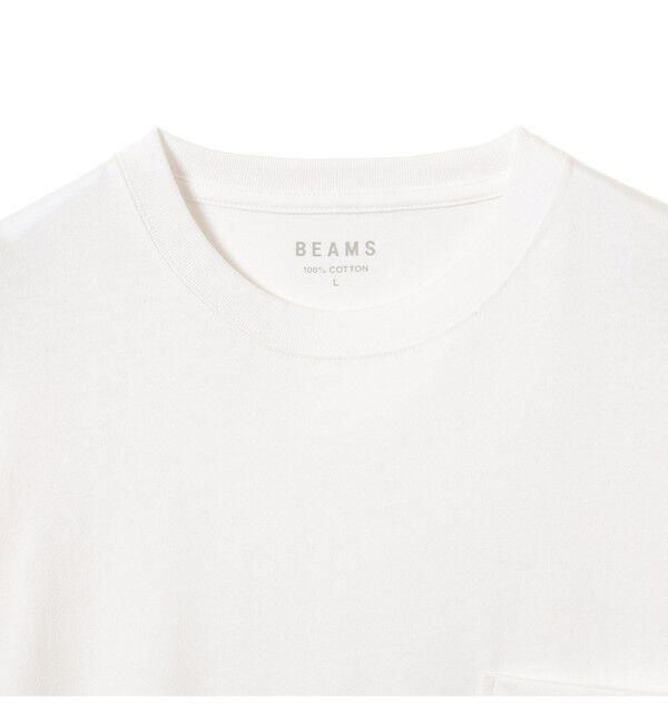 BEAMS「BMSロゴ ロングスリーブ Tシャツ」|Tシャツ・カットソー|