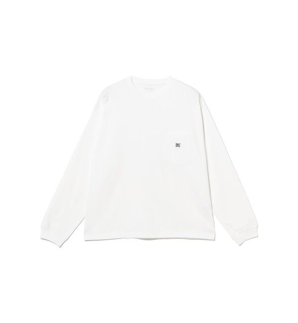 BEAMS「BMSロゴ ロングスリーブ Tシャツ」|Tシャツ・カットソー|