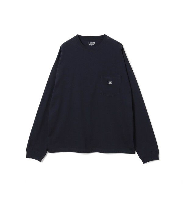 BEAMS「BMSロゴ ロングスリーブ Tシャツ」|Tシャツ・カットソー|