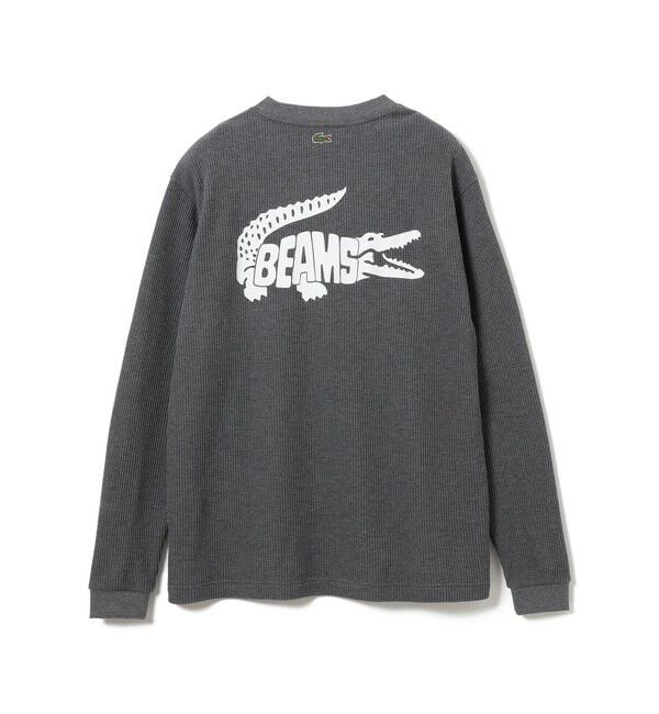 BEAMS「BEAMS｜【別注】LACOSTE / ロゴ サーマル Tシャツ」|Tシャツ・カットソー|