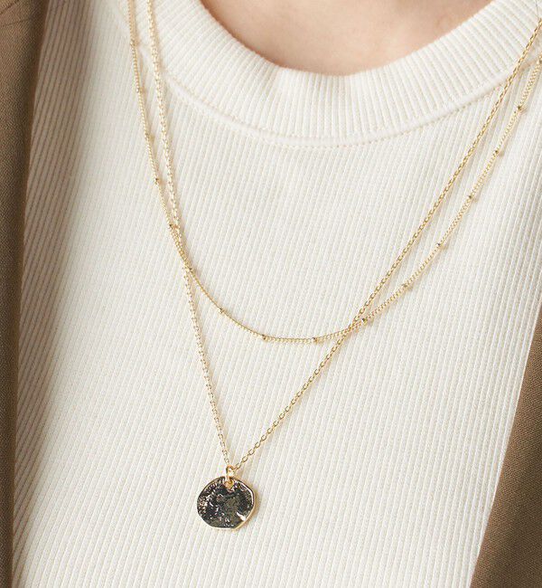 SHIPS for women「レイヤード コイン ネックレス」|ネックレス|