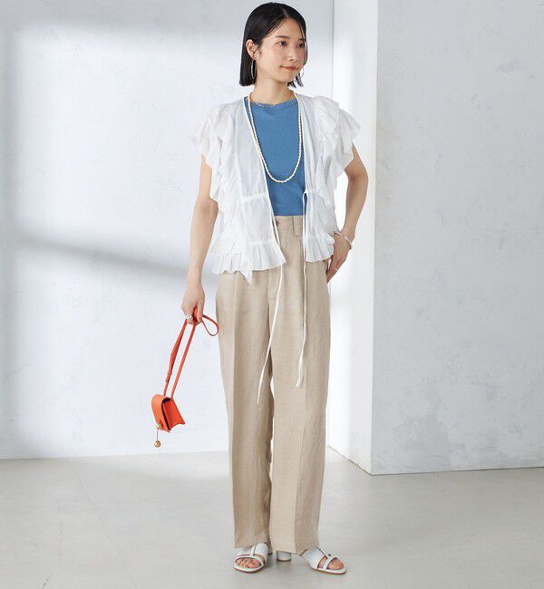 SHIPS for women「【SHIPS別注】onit:〈洗濯機可能〉アメリカンスリーブ タンクトップ」|タンクトップ|