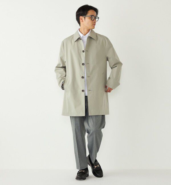 SHIPS Colors 「【一部WEB限定】〈撥水・防風〉ステンカラー コート◇」|ステンカラーコート|