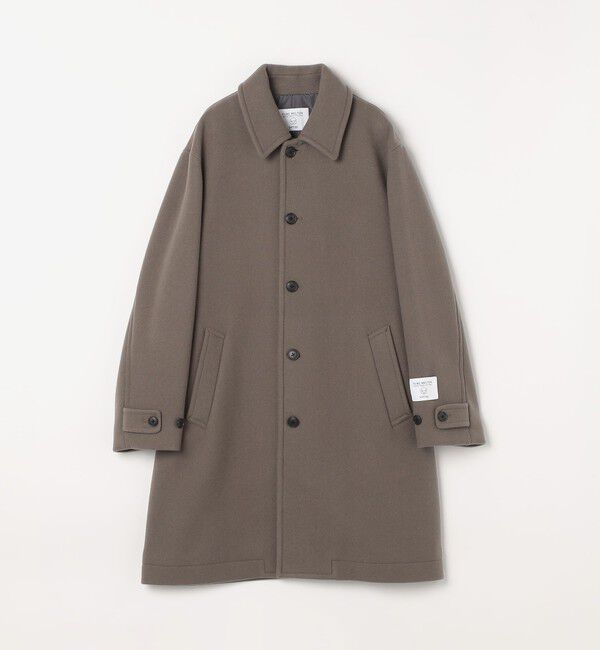 SHIPS any「PURE WOOL MELTON ステンカラー コート 26AW◆」|ステンカラーコート|