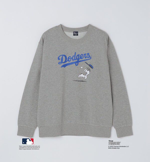 SHIPS「【WEB限定】SHIPS: VINTAGE PEANUTS&times;MLB プリント クルーネック スウェット」|スウェット・ジャージ|